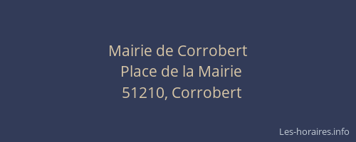 Mairie de Corrobert