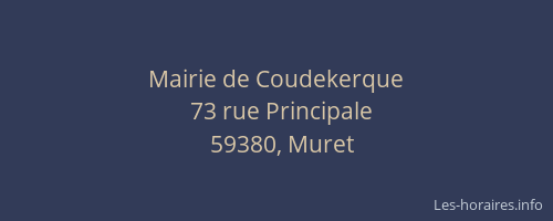 Mairie de Coudekerque