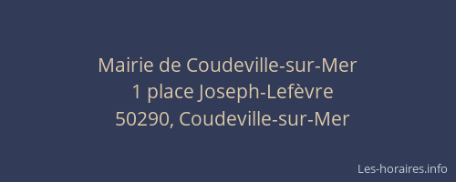 Mairie de Coudeville-sur-Mer