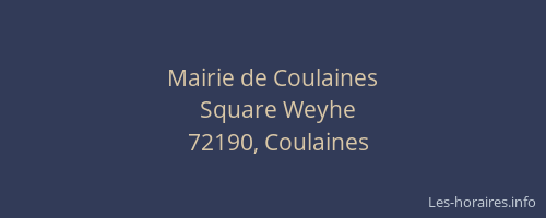 Mairie de Coulaines