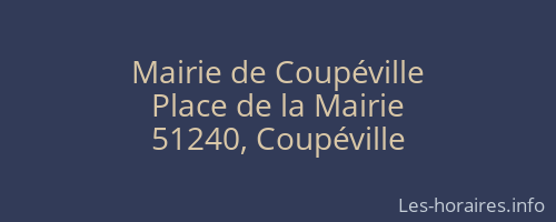 Mairie de Coupéville