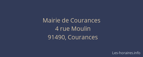 Mairie de Courances