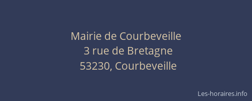 Mairie de Courbeveille