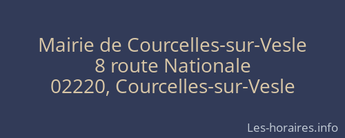 Mairie de Courcelles-sur-Vesle