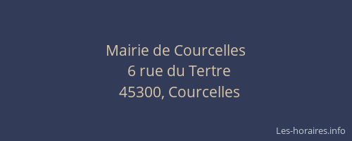 Mairie de Courcelles