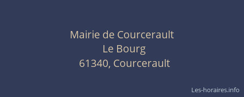Mairie de Courcerault