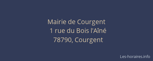 Mairie de Courgent
