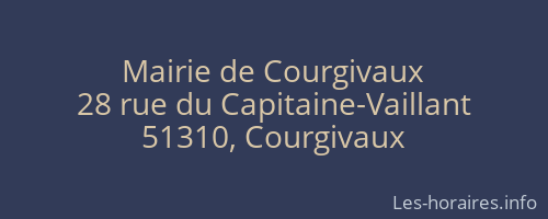 Mairie de Courgivaux