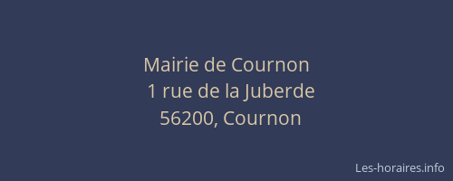 Mairie de Cournon