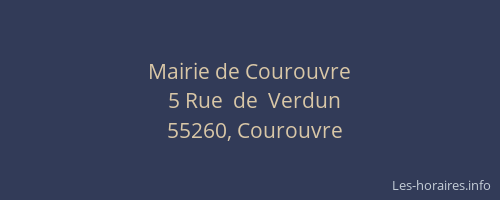 Mairie de Courouvre