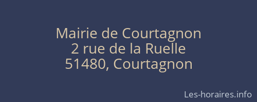Mairie de Courtagnon