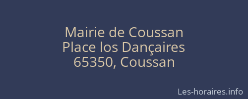Mairie de Coussan