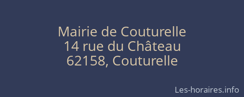 Mairie de Couturelle