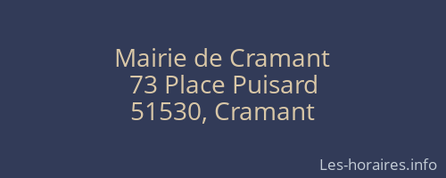 Mairie de Cramant
