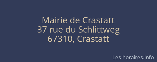 Mairie de Crastatt