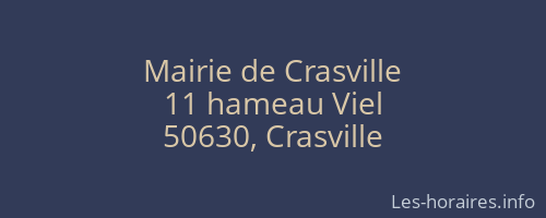 Mairie de Crasville