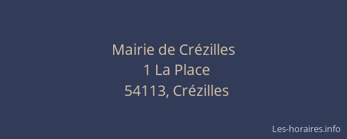Mairie de Cr&eacute;zilles