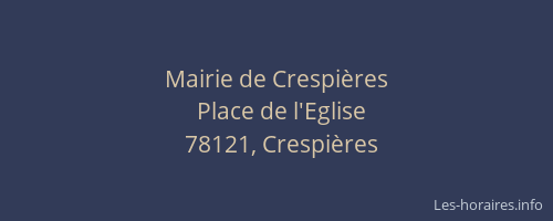 Mairie de Crespières