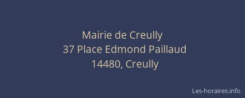 Mairie de Creully