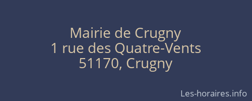 Mairie de Crugny