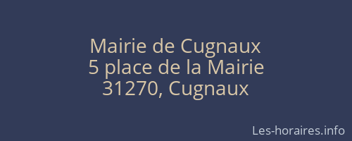 Mairie de Cugnaux