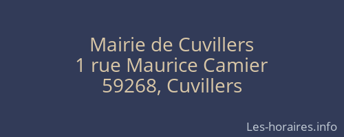 Mairie de Cuvillers