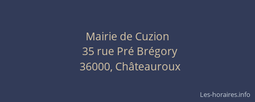 Mairie de Cuzion