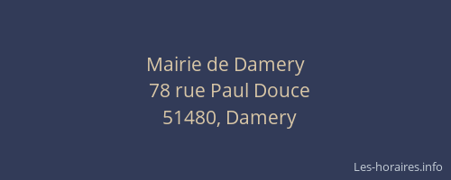 Mairie de Damery