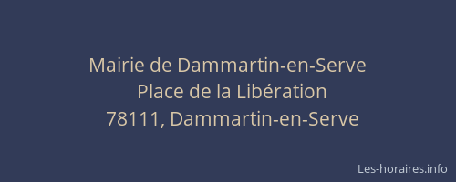 Mairie de Dammartin-en-Serve