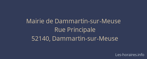 Mairie de Dammartin-sur-Meuse