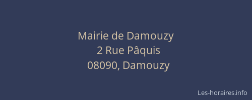 Mairie de Damouzy