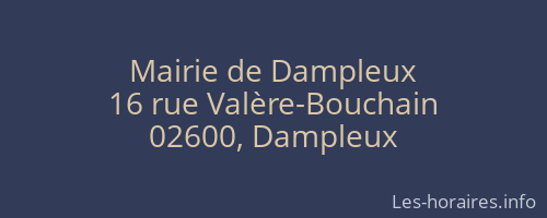 Mairie de Dampleux