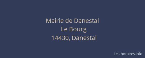 Mairie de Danestal