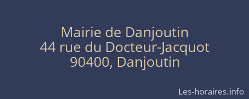 Mairie de Danjoutin