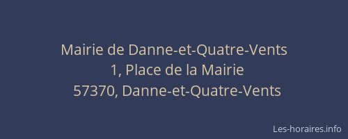 Mairie de Danne-et-Quatre-Vents
