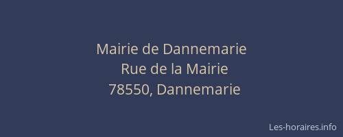 Mairie de Dannemarie
