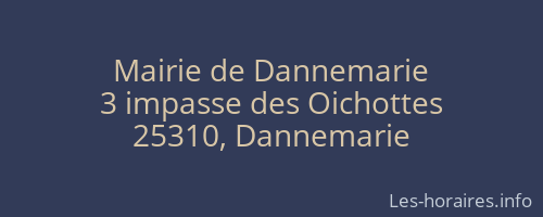 Mairie de Dannemarie