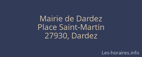 Mairie de Dardez