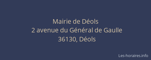 Mairie de D&eacute;ols