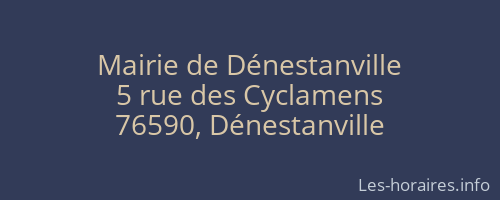 Mairie de Dénestanville