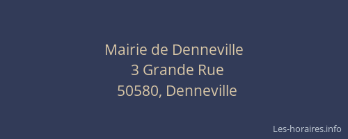 Mairie de Denneville