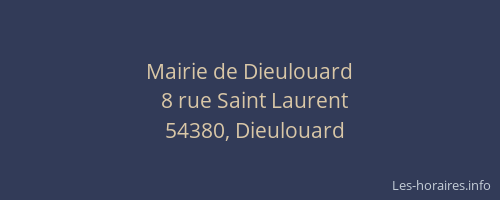 Mairie de Dieulouard