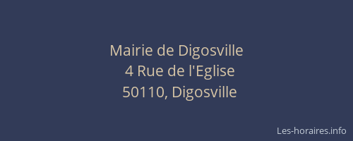 Mairie de Digosville