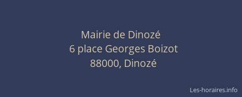 Mairie de Dinoz&eacute;