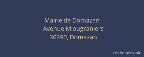 Mairie de Domazan