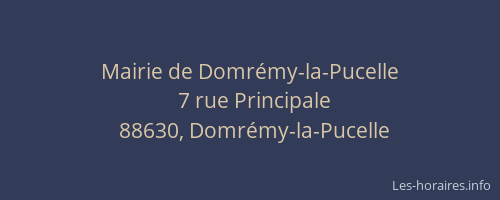 Mairie de Domrémy-la-Pucelle