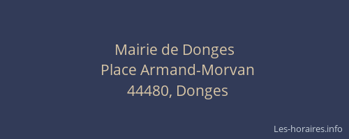 Mairie de Donges