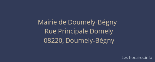Mairie de Doumely-Bégny