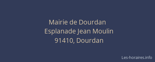 Mairie de Dourdan