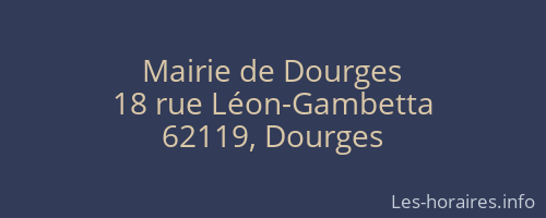 Mairie de Dourges